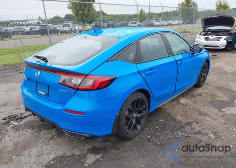 2022 Honda Civic Sport from USA, damaged, VIN 19XFL2H87NE024589